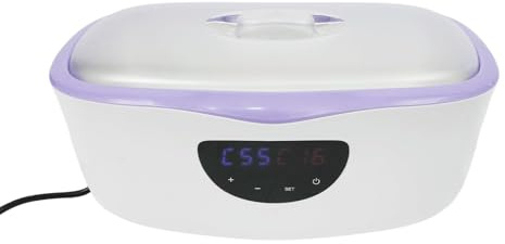 Máquina de baño de parafina 4000 ml, 230 W, derretidor de cera de parafina con pantalla táctil LED, 45 – 75 °C, dispositivo de baño de parafina ajustable para manos y pies, máquina de baño de parafina