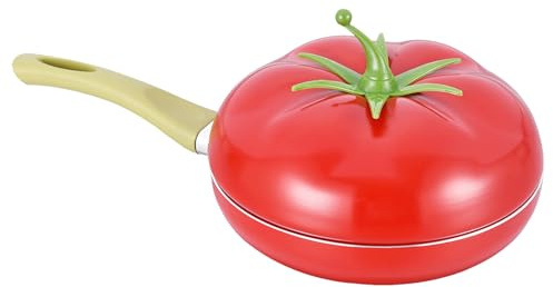 Små krukor för matlagning | Grönsaksfrukt nonstick köksredskap - kokott med lock, för köksspis induktion spishäll soppkoka mjölk matlagning stekning simmering