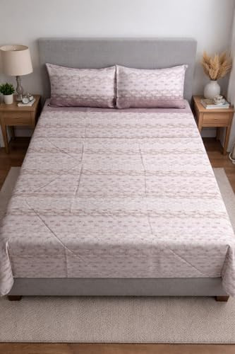 GX GARGIX Completo Letto Policotone Matrimoniale Fantasie Shabby Sotto Sopra 2 Federe (ZMATR-77, MATRIMONIALE)