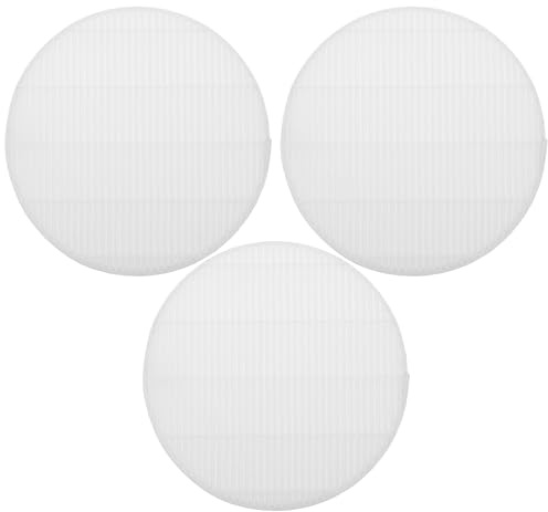 CTIRCHIU 3 Filtri di Ricambio per Aspiratore Unghie Circolari 12cm Filtro Riutilizzabile per Collettore Polvere Manicure Accessori per Saloni e Uso Domestico