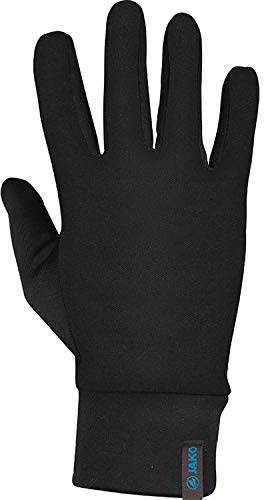 JAKO - Guanti da giocatore di campo con cappelli, ecc., Unisex, 1234, Nero, 8