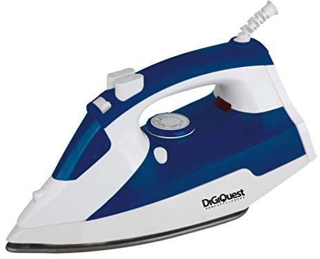 DIGIQUEST Ferro Da Stiro a Vapore FST22CE, Piastra Ceramica, 2200W, Termostato Regolabile, Sistema Autopulente