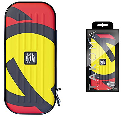 Target Darts Gabriel Clemens Takoma Darts Tasche, schwarz, gelb und rot, 3 dartpfeile
