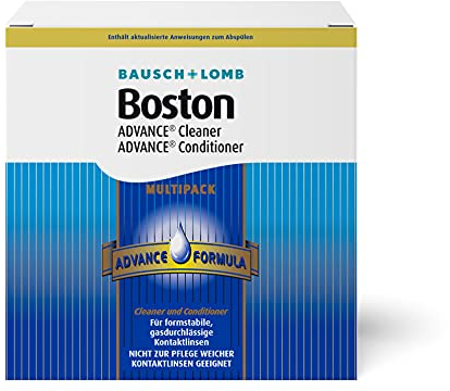 Bausch + Lomb Boston Advance Multipack, für harte Kontaktlinsen: 3 x 30 ml Reiniger, 3 x 120 ml Aufbewahrungsflüssigkeit