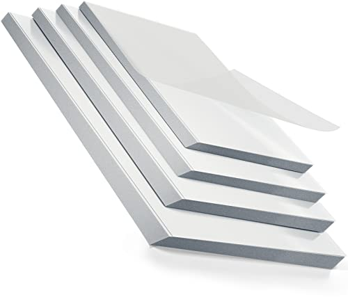 MAXDONE Premium Thermo Laminierfolien, 50 Stück Laminierfolien Transparent für Laminiergerät A3 A4 A5 A6, 3 Mil (80 Mikron) Dicke für Zusätzlichen Schutz