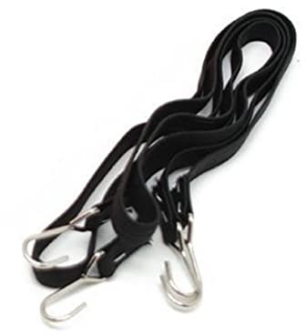 Deger 2 StüCk Elastisches DachgepäCkträGerseil zum Verzieren Von Riemen für 1/10 RC Crawler Car AXIAL SCX10 TRX4 D90 CC01,1