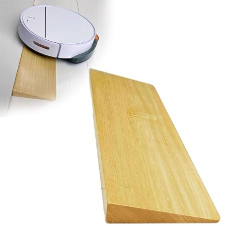 XRDSHY 60 * 10 * 2cm Türschwellenrampe Aus Holz,türschwellenrampen Tragbare,leichte Und Einfach Zu Transportierende Rampe Türschwelle,für Bürgersteig,Nutzbar Als Rollstuhlrampe,Schwellenrampe