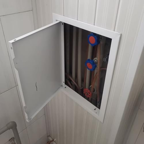 Trappe de Visite Panneau D'accès Encastré pour Mur, Porte D'inspection de 150, 200, 250, 300, 350, 400, 450, 500, 550, 600, 650, 700 Mm, Cache-trou D'accès Étanche pour Douche et Baignoire(White,200x1