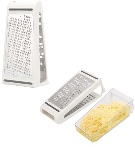 Grattugia per formaggio, 13.5 * 10 * 22 cm, Grattugia per Verdure,Grattugia manuale per la cucina,Grattugia in acciaio inox,Grattugia a mano per la cucina, adatto per burro,formaggio,verdure,ecc.