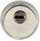 Amig - Escudo de Seguridad para Cerraduras con Placa Antitaladro Mod. 30 - Ø 65 mm - Anillo Exterior Macizo - Con Tornillos y Soporte - Acero Inoxidable