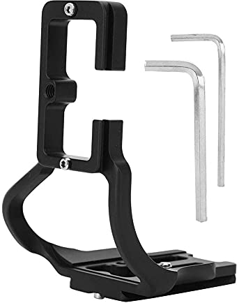 XH1 L Platte Handgriff, X H1 L Halterung Griff L Bracket Schnellwechselplatte Aluminiumlegierung L-Form Halterung Schnellwechselplattenhalter Handgriff für Fuji X H1 Kamera