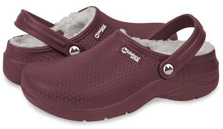 Lakeland Active Damen-Clogs mit Fleece gefüttert, pflaume, 40 EU