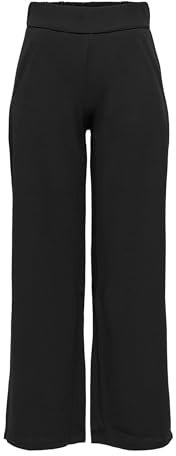 JdY Damen Jdylouisville Catia Wide Pant Jrs Noos Stoffhose, Schwarz, XL / 30L EU