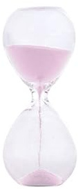 12 pezzi Clessidra colore rosa misura 8 cm durata 3 minuti decorazione casa oggettistica timer tempo regalo idea bomboniera
