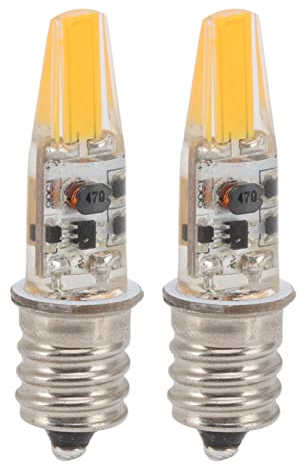 2 Stück E12 LED-Leuchtmittel, 2 W, 12 V, Augenschutz, Kronleuchter-Glühbirnen, Warmweiß, 3000 K, Energiesparende Kandelaber-Glühbirne Für Schlafzimmer, Büro