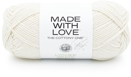Lion Brand Yarn Tom Daley - The Cottony One, Yarn for Knitting, Red Red Wine, 1 Pack