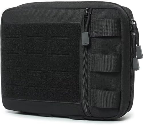Gexgune taktisk Molle daglig användning medicinsk påse midjeväska akut EMT verktyg väska första hjälpen kit påse för jakt camping vandring (svart)