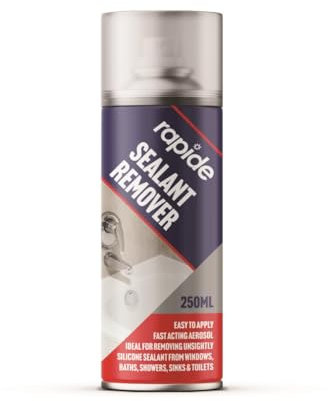 AlezyB 1 x Silicone Remover Spray 250ml, Softens and Releases Sealant, Remove Sealant from Windows, Sinks & Toilets