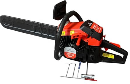 Viemylu Motosierra de explosión 52 cc 2 tiempos corte profesional. Hoja de 50 cm de largo kit de montaje y corpiccadena apto para profesionales