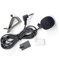 ZWWOGE Microfono con Connettore da 3,5 mm, Dispositivo Vivavoce per Auto, Microfono Lavalier Wireless per Audio Stereo GPS CD DVD per Auto, Cavo da 2 m