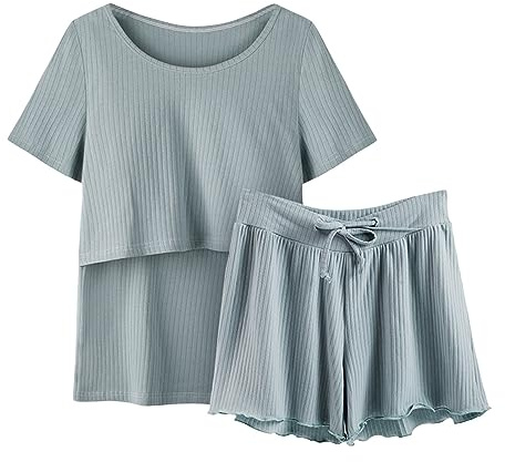 Camisón de maternidad para dormir, pijama, manga para lactancia, camiseta y conjunto de camiseta para bebé, pantalones cortos, maternidad