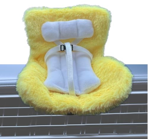 Asiento de coche para muñeca - Asiento de seguridad con ventilación de aire para coche de muñeca de personaje | Sofá auto del carácter de las decoraciones de la salida de aire para los niños, adultos,