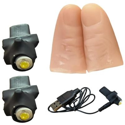 Pollici Magici Luminosi Dita Finte Ricaricabili per Palco