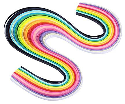 160 bandes de papier quilling, bandes de papier quilling set 26 couleur bricolage artisanat à la main papier origami largeur 5 mm design bricolage dessin outil d'artisanatPaperolles