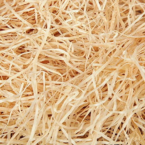 Bestlivings Laine de bois (1 kg) matériau de remplissage pour paniers-cadeaux, laine pour tapisserie, non traitée, provenant de la forêt allemande