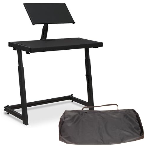 DJ Deck Stand Controller/Mixer/Laptop Workstation with Carry Bag