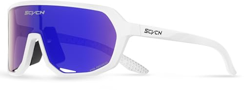SCVCN Occhiali Da Ciclismo Sportivi Donne Uomini UV400 MTB Trasparenti Bicicletta Corsa Bici Softball Alpinismo Golf Escursionismo Tennis 506