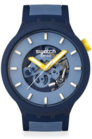 Swatch Below The Horizon - SB05N117, bleu, Bande