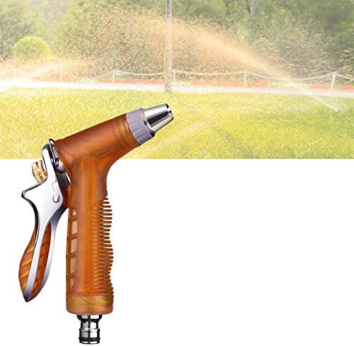 CONGRUI Pistola de riego expandible para jardín, manguera de jardín, pistola de pulverización de alta presión (juego de pistola de agua + tubo de resorte de 40 m)