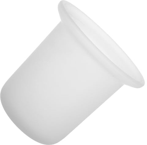 NIYANGLE Soporte De Vidrio Esmerilado para Escobilla De Inodoro con Estante Multifuncional Antideslizante para Baños Domésticos Y Públicos