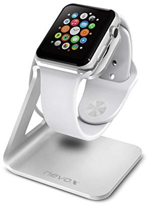 Nevox Aluminium Halterung für Apple Watch - Silber