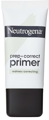 Neutrogena Prep + Correct Primer for Redness Correcting, Green-Toned Matte Makeup Primer with Seaweed Extract to Help Reduce Redness & Even Skin Tone, oz