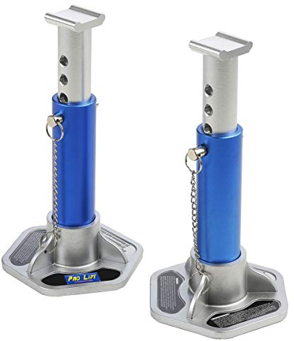 Pro-Lift-Werkzeuge Unterstellbock 2 x 3 t Set Abstellböcke Wagenheber Abstützbock Höhe 250 mm - 395 mm KFZ PKW