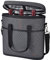 Kato Tirrinia Bolsa para Botellas para 3 Botellas Bolsa enfriadora Bolsa enfriadora de Vino Lavable con Aislamiento, asa y Correa para el Hombro, Bolsa de Transporte Transporte de Botellas para Vino