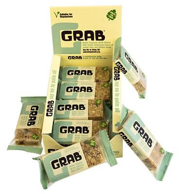 Grab Energy Fruits & Seeds Butter Flapjacks 12x65g