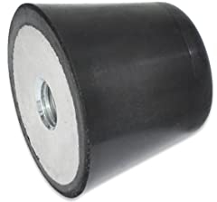 Ganter Normelemente | Butée avec filetage intérieur | GN 253-50-M10-55 | Diamètre extérieur d1 : 50 mm ; Diamètre du filetage d2 : M10 | 1 pièce