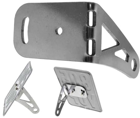 Support de plaque d'immatriculation compatible avec Simson Schwalbe S51 S50 S53 SR50 KR50 S70 KR51/1 Support latéral de plaque d'immatriculation