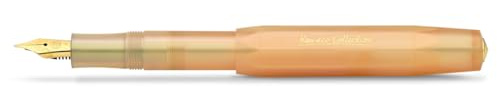 Kaweco COLLECTION Fountain Pen Apricot Pearl I Premium Reservoir Pen with Steel Nib for Ink Cartridges I Sport 13 cm I Nib: F (Fine)