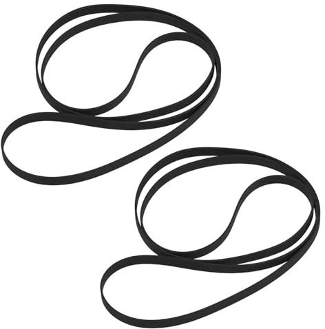 YINETTECH Correa de Transmisión para Tocadiscos (2 Unidades 870 X 6 X 0,8 Mm) Compatible con AIWA PX-E800