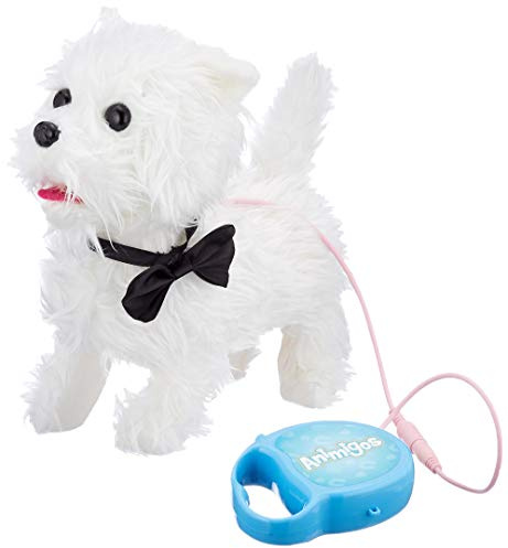 Tobar 17971 Gehender und bellender Welpe-West Highland White Terrier (Hund mit Funktion/Fernbedienung)
