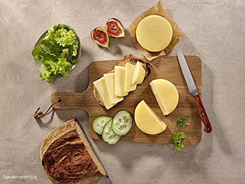 ration1 Gouda Käse 8 x 200g, Dosenkäse 10 Jahre haltbar, vegetarisch, laktosefrei und glutenfrei, Lebensmittelvorrat Konserven, Notnahrung, Camping Essen