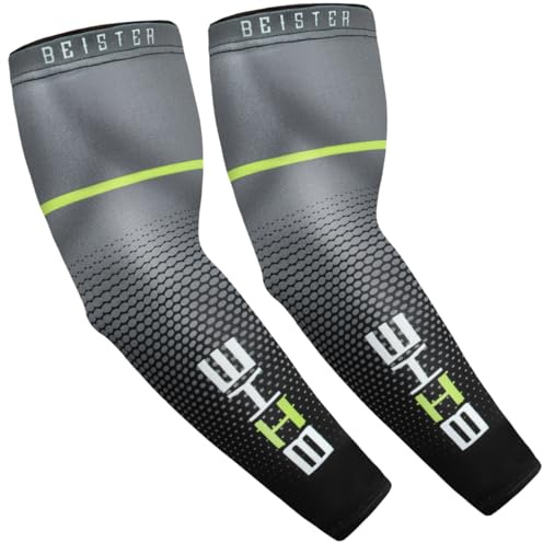 beister UV Sun Protection Cooling Compression Sleeves Arm Sleeves Men Women Cycling