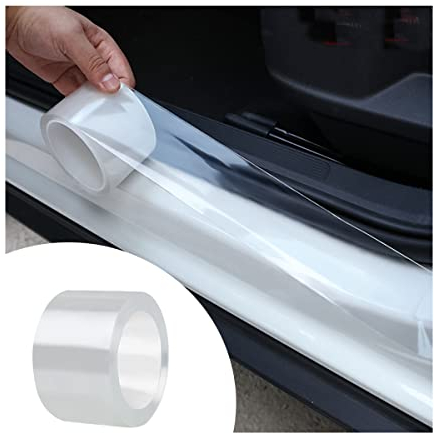 CGEAMDY Auto Einstiegsleisten Kantenschutz Aufkleber, Autotür Kantenschutz Dekorative Aufkleber, Selbstklebend Schutzfolie Lackschutzfolie Auto Passend(Transparent)