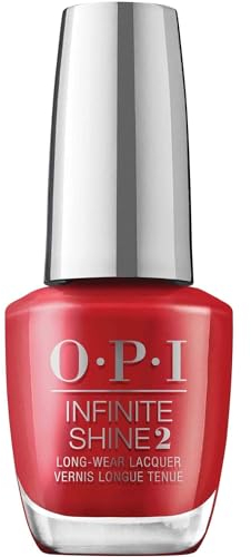 OPI Terribly Nice Christmas Collection – Infinite Shine Nagellack Rebel with a Clause – für einen Gel Nägel Look mit bis zu 11 Tagen Halt – mit extra breitem ProWide Pinsel