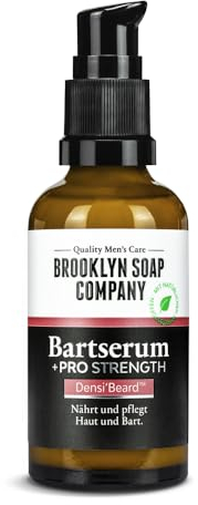 Brooklyn Soap Company, Activator - Siero per barba + Pro Strength 50 ml, siero per la crescita della barba, per la crescita della barba più densa, con principio attivo e caffeina