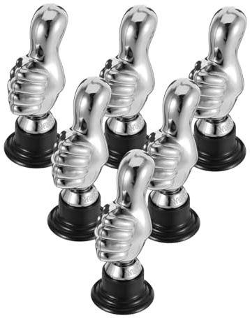 ibasenice 6pezzi Coppa per Premiazione in Plastica Sportivo per Premio per Quiz Decorazione per e Adulti